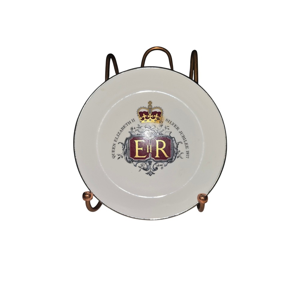 Hammersley Queen Elizabeth II Silver Jubilee‎ 1977 Bone China Dish England EIIR